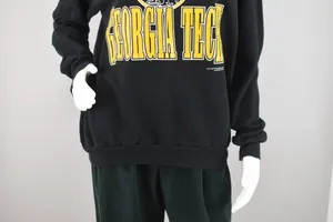 Vintage Georgia Tech Yellow Jackets Sweatshirt, Size Small - Medium thumbnail 3