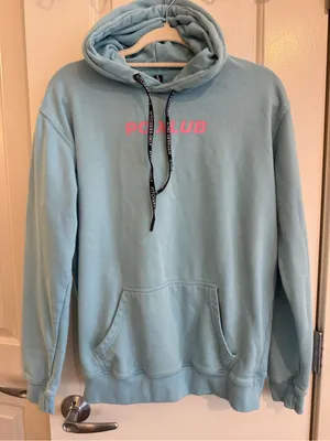 Pitchers Only PO Klub Blue & Pink Oversized Hoodie Size Small thumbnail 2