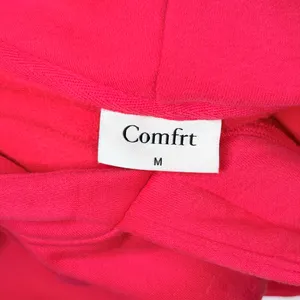 Comfrt Red Oversized Pullover Hoodie thumbnail 5