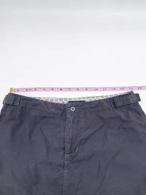 Horny Toad Cargo Skort Size 2 Dark Grey Adjustable Waist Hiking Gorpcore Y2K thumbnail 8
