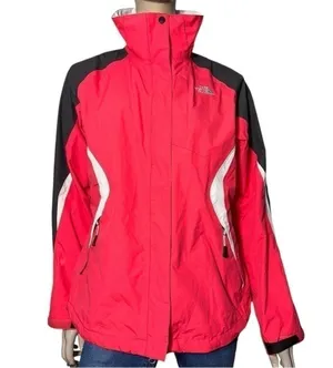 The North Face Women’s Size L Red White Black Boundary Hyvent Tri Climate Jacket thumbnail 3