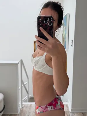 Victoria’s Secret White Eyelet Bikini Top thumbnail 5