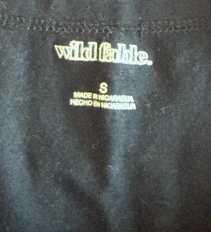 Wild Fable Top Cropped Black thumbnail 3