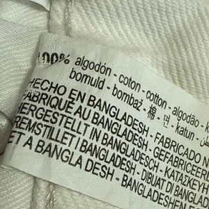 Zara Women's White Straight Leg High Waist Casual Trousers Denim Jeans Size 4 thumbnail 5