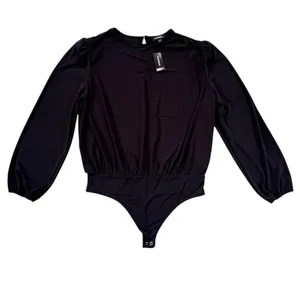 NWT Express Balloon Sleeve Bodysuit size Large thumbnail 1