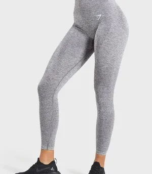 Gray gym shark vital seamless leggings thumbnail 1