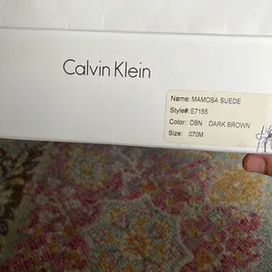 Beautiful Calvin Klein suede fringe boot brand new cond thumbnail 6