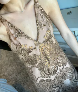 Free People Night Shimmer Mini Dress thumbnail 4