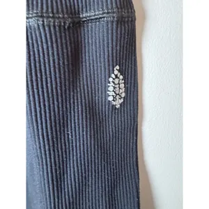Free People Movement Free Throw One Piece | Size Small Black Ribbed, Logo Nwt thumbnail 8