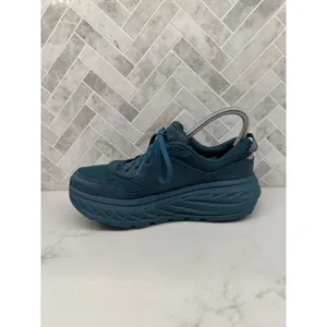 Hoka One One Bondi L GTX Leather Gore Tex Deep Teal Sneakers Shoes Womens 7.5 thumbnail 4