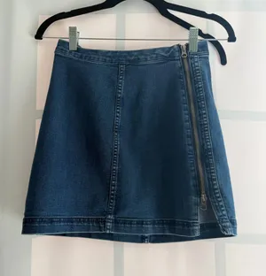 Free People Mini Denim Skirt thumbnail 1