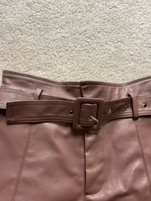 Altar'd State High Rise Leather Shorts thumbnail 3