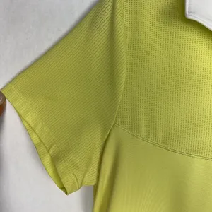 Annika Cutter & Buck Womens Medium Green Golf Polo Collar Half Button Down Shirt thumbnail 7