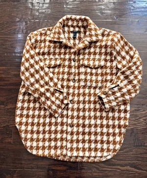 Forever 21 Houndstooth Shacket Jacket S thumbnail 1