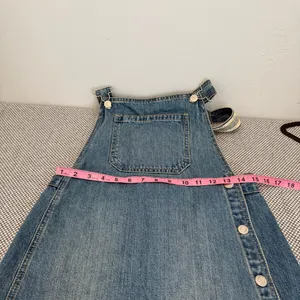 Free People - Louise Denim Skirtall Overall Skirt size 4 thumbnail 11