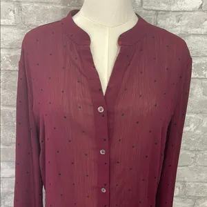 41 Hawthorne Women's Burgundy Button thumbnail 5