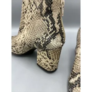 Free People Snake Skin‎ Reptile Block Heel Women’s Boots Size 37 thumbnail 12