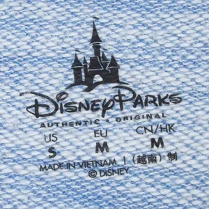 Disney Parks Mickey Mouse‎ Heathered Blue Crewneck Sweatshirt Womens Size Small thumbnail 3
