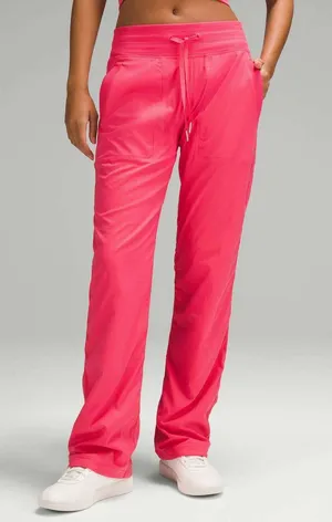 Lululemon 14 Dance Studio Mid Rise Lined Pant Regular Glaze Pink Athletica Sport thumbnail 1