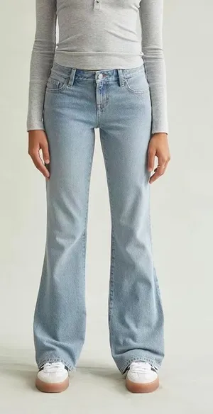 Pacsun Women’s Jade Low Rise Bootcut Jeans Light Blue thumbnail 1