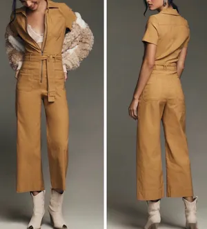 Anthropologie Maeve The Colette Weekend Zip Front Jumpsuit, Size 4 thumbnail 2