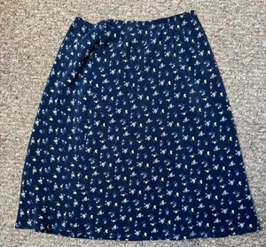 Floral Skirt Knee Length Multi Size M thumbnail 1