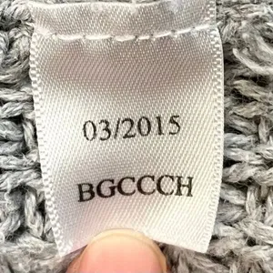 Aeropostale Gray Knit Long Sleeve Sweater XS thumbnail 12