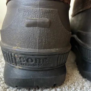Sorel Kaufman Womens Winter Duck Boots Rubber Leather Insulated Fleece Liner thumbnail 7