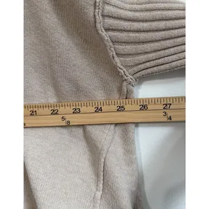 Free People Cream Tunic Sweater Size XS Oversized Orion A-Line thumbnail 9