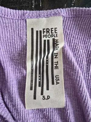 Free People Purple Tank Top Women's Size Small thumbnail 4