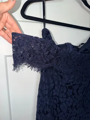 Lulus Romantic Heart Lace Off the Shoulder Dress thumbnail 4