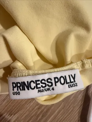 Princess Polly  Yellow Halter Cami Top thumbnail 3