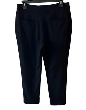 Ralph Lauren LRL Black Label Knit Viscose Blend Ankle Pants Sz M Stretch thumbnail 2
