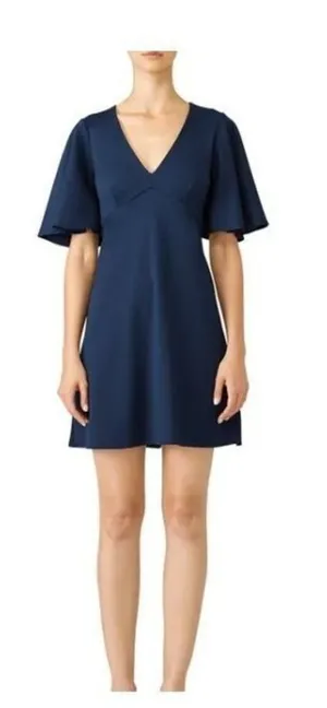Amanda Uprichard Navy Boca Mini Dress Size 2X Minimalist Office Party thumbnail 1