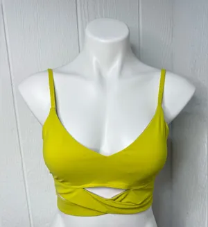 Lululemon Athletica Bright Yellow Strappy Top thumbnail 1