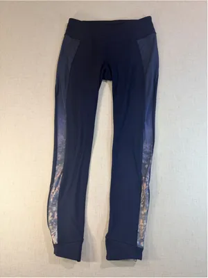 CALIA by Carrie Underwood Women’s Printed Side Stripe Ankle Zip Leggings Navy Me thumbnail 6