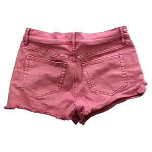 LOFT Women's Pink Cut-Off Jean Shorts Size 26 Frayed Hem thumbnail 4