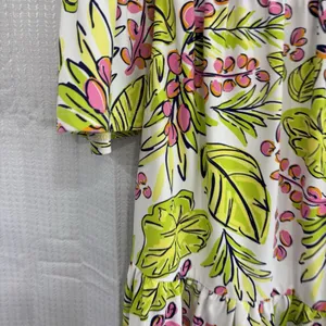 Mary Square Dress Size XS Vine Time Lime Laguna Dress SPF 50 Mini Summer thumbnail 4