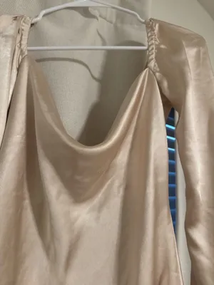 Princess Polly Dress Mini Silky Champagne thumbnail 4