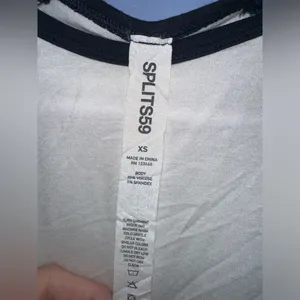 Splits59 Women’s Baseball Jersey Tee EUC White Navy Size XS EUC thumbnail 7