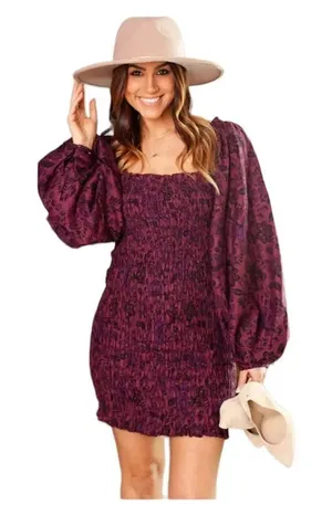 ✨Nwot✨Fp Smock It To Me Mini Dress✨ thumbnail 1