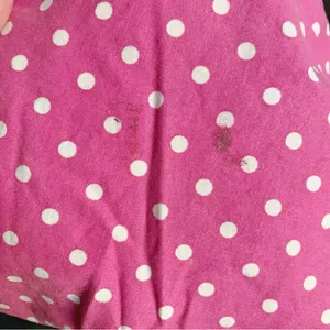 Handmade Pink Ruffled Tote Bag thumbnail 4