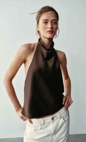 ZARA Halter Top thumbnail 1