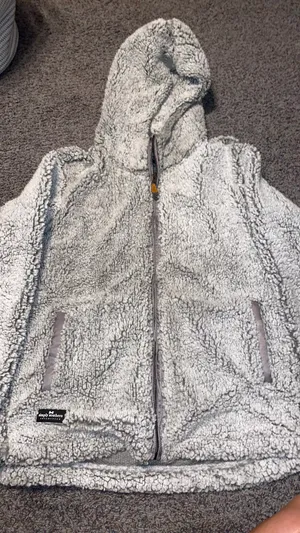Fur Sherpa Jacket Zip Up thumbnail 1