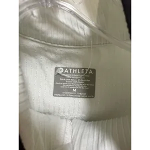 Athleta Insulated Flurry PrimaLoft Vest White Black M 383708 Quilted Hybrid thumbnail 9