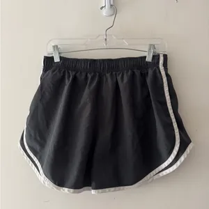 Nike Women's Black and White‎ Running Athletic Shorts thumbnail 3