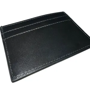 Jimmy Choo Umika Black Leather Card Holder Gold Diamond Studs Italy Designer thumbnail 11