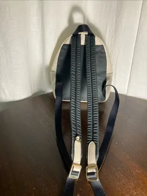Coach Mini Charlie Pebbled Leather Backpack in Cream with Gold Hardware thumbnail 4