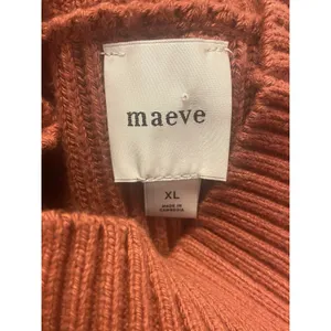 Anthropologie Maeve Mini Dress Cedar Long Sleeve Mock Neck Tie Waist XL NWT‎ thumbnail 7