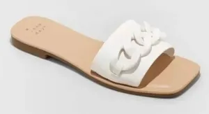 ✨Women's Viv Chain Slide Sandals - A New Day™✨ thumbnail 1